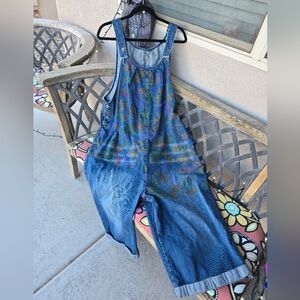 Blue Denim Women's Jeans Overalls